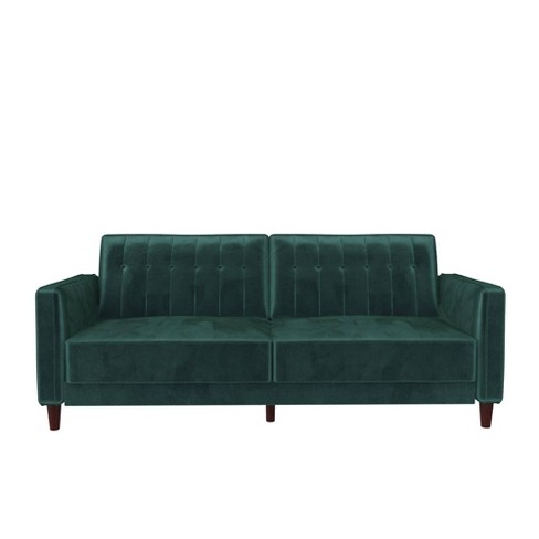 Green velvet couch target sales