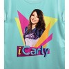iCarly LOL Text Me BRB Crew Neck Short Sleeve Mint Women's T-shirt - 3 of 4