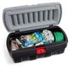 Rubbermaid Black Action Packer Lockable Latch Indoor and Outdoor Storage Box Container for Home, Garage, Backyard - 3 of 4