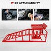 2pcs 11000lbs Hydraulic Car Ramp, Lift Service Ramp Truck Trailer Garage, Height Hydraulic Vehicle Ramp, Car Hydraulic Lift Service Frame 5T 5 Tons - 3 of 4