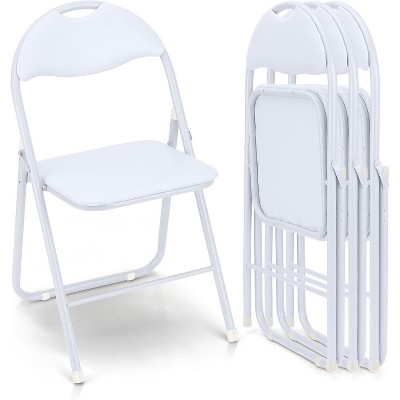 Acekool Folding Chairs with Cushioned Seat & Non-Slip Feet for Indoor/Outdoor Events