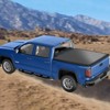 Quad Fold Soft Truck Bed Tonneau Cover Compatible for Chevy Silverado Sierra 1500 2014-2018, 5.8/6.6 FT Soft Rolling up Bed Cover - 4 of 4