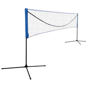 10FT Portable Badminton Net Adjustable Height Volleyball Tennis Net With Carrying Bag And Stand/Frame - 1 of 4