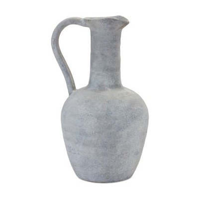 Melrose Grey Pitcher Vase 12"H