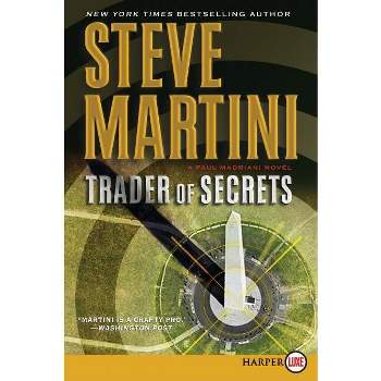 Trader of Secrets - (Paul Madriani Novels) Large Print by  Steve Martini (Paperback)