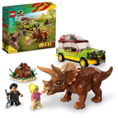 LEGO Jurassic Park Triceratops Research Car Toy 76959