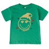 SmileyWorld Christmas Heart Eyes - Toddler Short Sleeve Graphic T-Shirt - 2 of 3