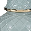 Temple Jar with Lid - Ceramic Decorative Stoneware for Home, Office, Gift Idea - 4 of 4
