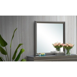 Lorana G6502-M Mirror , Metalic Black - 1 of 4