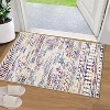 Modern Washable Rug - Non-Slip Kitchen & Bathroom Mat for Laundry, Nursery, Office, Living & Dining Room - Contemporary Carpet - 3 of 4
