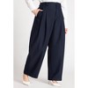 ELOQUII Women's Plus Size Trouser With Waistband Tabs - image 3 of 4