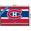 Trends International NHL Montreal Canadiens - Logo 21 Framed Wall Poster Prints - 3 of 4