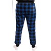#followMe Men's Microfleece Buffalo Plaid Pajama Pants with Pockets: Comfortable Joggers - 3 of 3