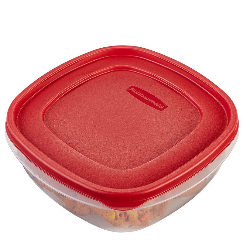 Rubbermaid 4pc Easy Find Lids Food Storage Containers Red, 6 of 8
