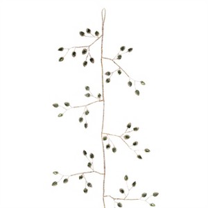 Jeweled Bead Leaf Garland (Set of 2) - 1 of 2