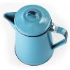 Cinsa Enamelware Coffee and Tea Pot (Turquoise Color) - 8 Cups , Hot Water for Coffee and Tea - Light and Resistant - 4 of 4