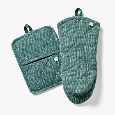 Oven Mitt Potholder Set - Figmint™
