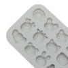 Unique Bargains Chocolate Mould 15-Cavity Animal Faces Candy Mould Hand Wash 5.98"x3.46"x0.43" 1 Pc - 4 of 4