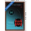 Trends International Star Wars: Moving At Lightspeed - TIE Fighter Framed Wall Poster Prints - 3 of 4