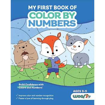My First Book of Color by Numbers - (Woo! Jr. Kids Activities Books) by  Woo! Jr Kids Activities (Paperback)