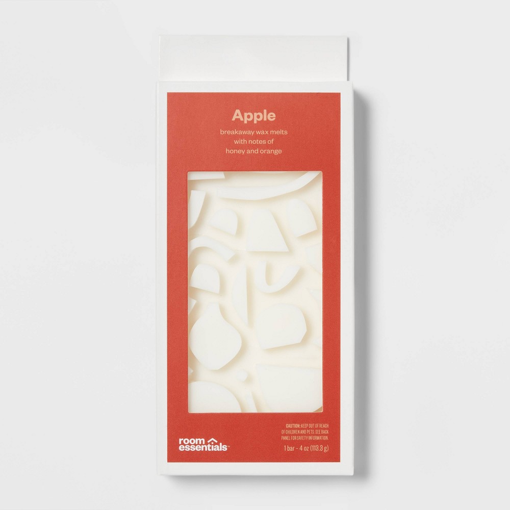 4oz Wax Bar with Embossed Pattern Apple - Room Essentials™