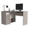PAGED L Shaped Computer Desk with Left Return, Versatile Office Desk with Keyboard Tray, Two Drawers, One Open Shelf for Study, Living Room - 4 of 4
