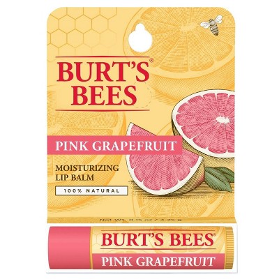 Burt's Bees Pink Grapefruit Lip Balm Blister Box - 0.15oz