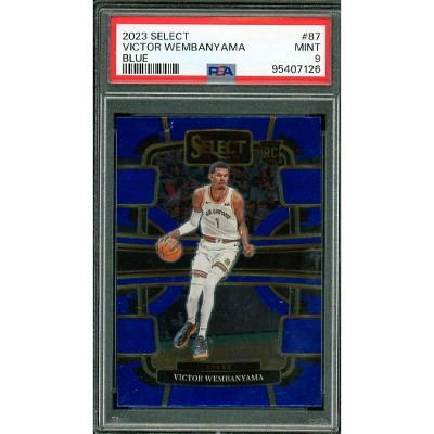 Victor Wembanyama Rookie Card 2023-24 Select Blue #87 PSA 9