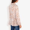 Anna-Kaci Women's Long Sleeve Button Down Blouse with Animal Print and Ruffle Trim V-Neck Casual Top - image 2 of 4