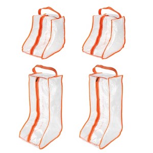 Unique Bargains Waterproof Portable Lightweight Boots Storage Bags for Travel 4 Pcs - 1 of 4