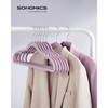 SONGMICS Velvet Hangers Non-Slip Clothes Hangers Pants Bar Space-Saving - 2 of 4