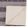 Saro Lifestyle Stripes Design Cotton Table Runner, Black, 16" x 72" - image 2 of 3