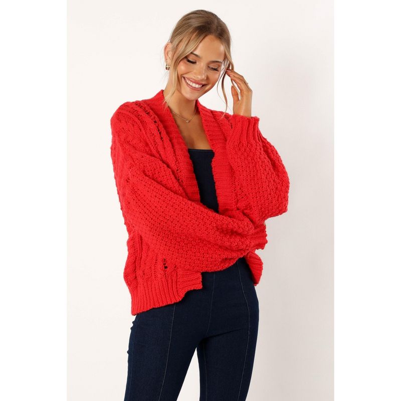 Petal and Pup Womens Hailey Oversized Sleeve Cardigan, 5 of 7