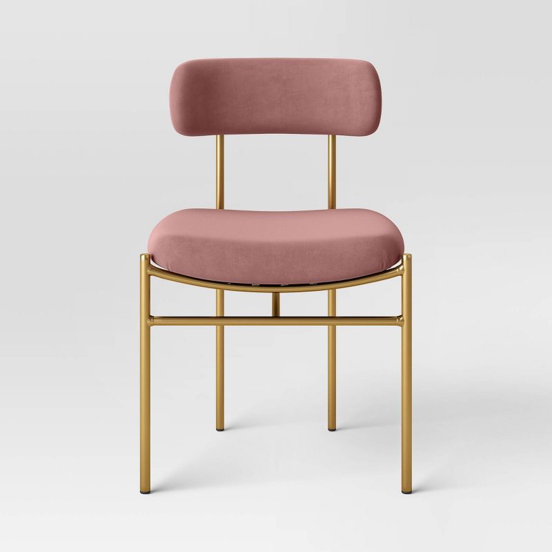 Orion Luxe Dining Chair with Brass Legs - Threshold&#8482;, 4 of 12