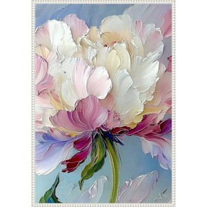 Amanti Art Floral Elegance I by Tradelink Inhouse Artist Framed Canvas Wall Art - 1 of 4