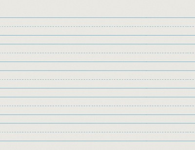 School Smart Skip-a-line Ruled Writing Paper, 1 Inch Ruled Long Way, 10 ...