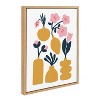 18" x 24" Sylvie Vases by Myriam Van Neste Framed Wall Canvas Natural - Kate & Laurel All Things Decor - 2 of 4