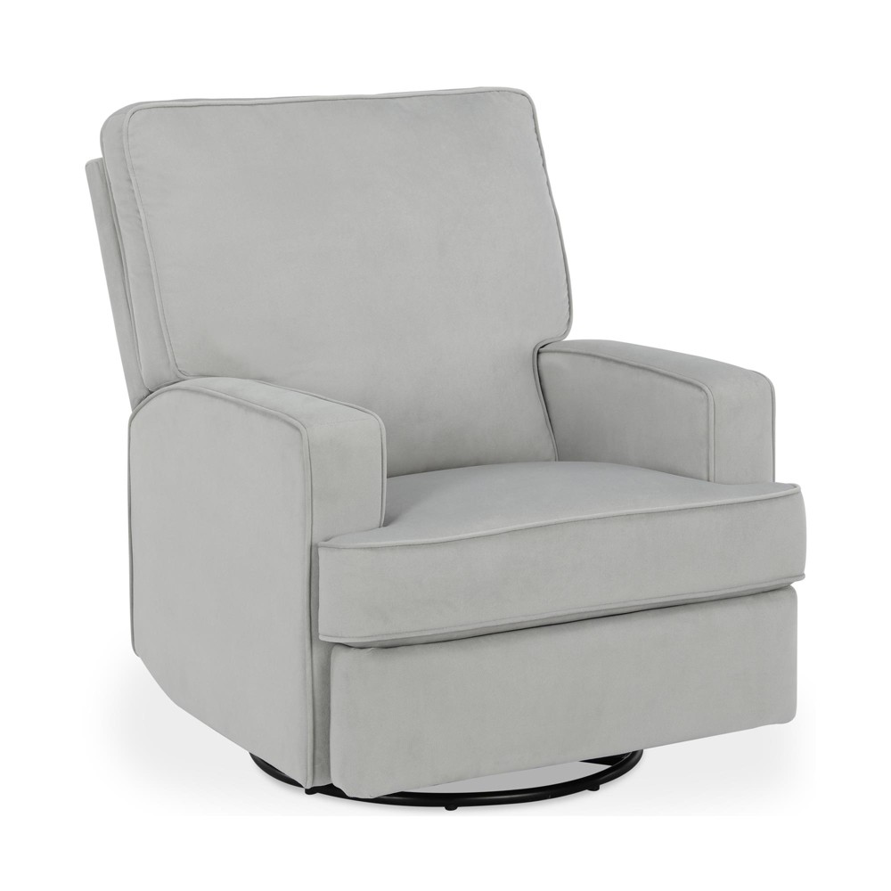 Photos - Chair Baby Relax Addison Swivel Gliding Recliner - Light Gray