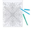 Complex Coloring Book with Markers Mandala - Bullseye's Playground™ - 3 of 3