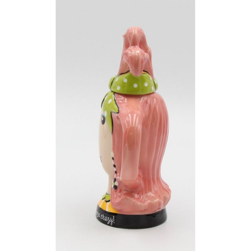 Kevins Gift Shoppe Ceramic Pink Hair Lady Teapot, 2 of 4