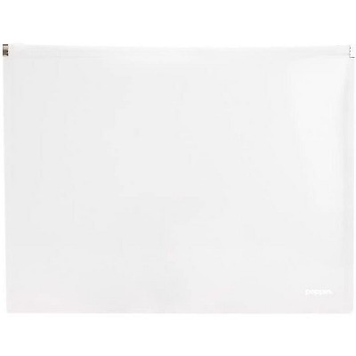 Poppin Poly Wallets Letter Size Clear 3/Pack 100142