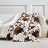 Cozy Bliss Faux Fur Throw Blankets Soft Bed Blanket for Couch,Bed - 2 of 4