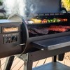 Louisiana Grills 1000 Black Label Series Portable Outdoor Bluetooth Pellet Grill with 2 Shelves, Locking Caster Wheels, and Digital WiFi Control - 4 of 4