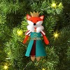 5" Christmas Fabric Fox Princess Ornament - Wondershop™ - 2 of 3