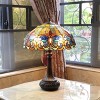 Chloe Lighting CH1T228AV17-TL2 Genesis Victorian 2 Light Tiffany-Style Antique Dark Bronze Table Lamp 17" Shade - 2 of 3