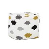 Jennifer Taylor Home Pouf 23" Luxury Oversized Bean Bag Cube Ottoman - image 3 of 4