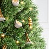 3pc Christmas Gift Ornament Set Glass Paris - Wondershop™ - 2 of 4