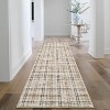 2'x6' Area Rug for Living Room, Machine Washable Non-Slip Vintage Style, Stain Resistant Mat for Dining, Nursery, Office, Entrance, Kitchen, Red - 3 of 4