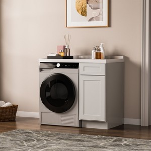 Kitchen Base Cabinet, Unassembled Cabinet with Adjustable Shelf without Top - 1 of 4