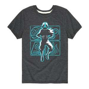 Boys' - Avatar: The Last Airbender - Aang Airbending Short Sleeve Graphic T-Shirt - 1 of 4